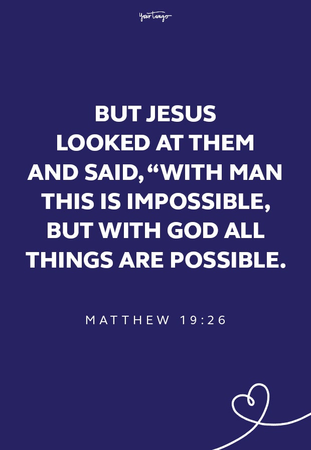 Matthew 19:26 short bible quotes