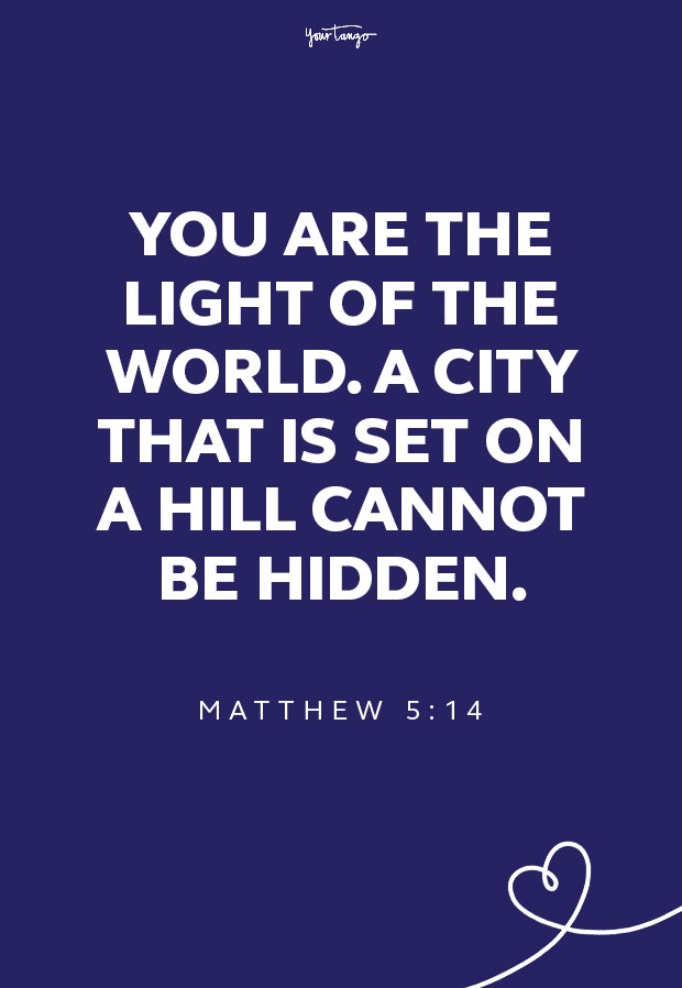 Matthew 5:14 short bible quotes