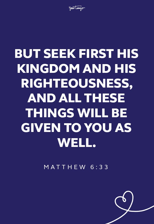 Matthew 6:33 short bible quotes