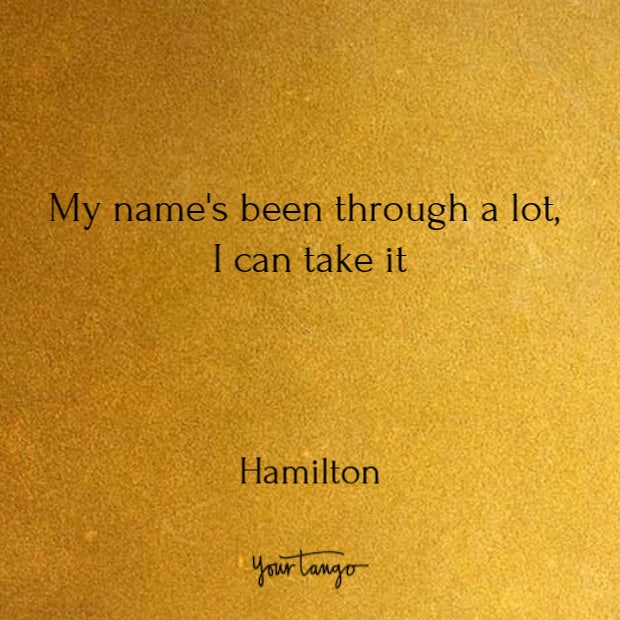 Quotes from Hamilton song lyrics