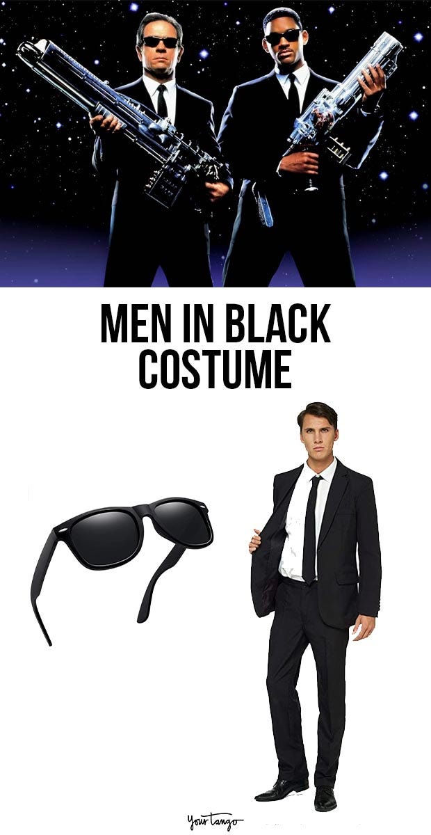 men in black last minute halloween costumes