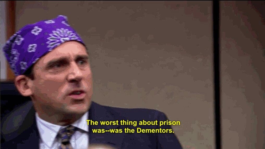 michael scott dementors quote