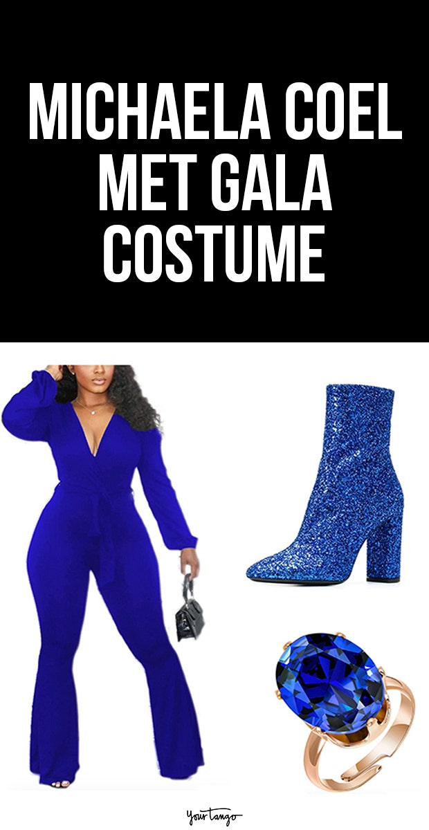 Michaela Coel Blue Balenciaga Halloween Costume Idea