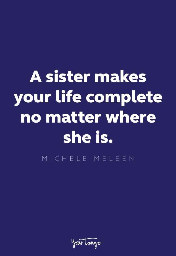 michele meleen sister quote