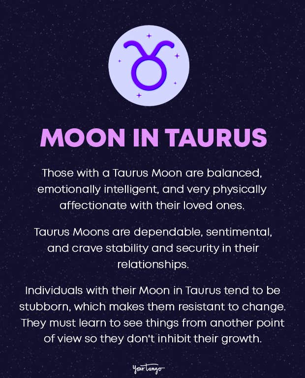 taurus moon traits