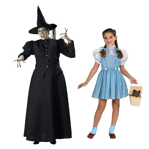 mother daughter halloween costumes wicked witch of the west dorothy wizard of oz