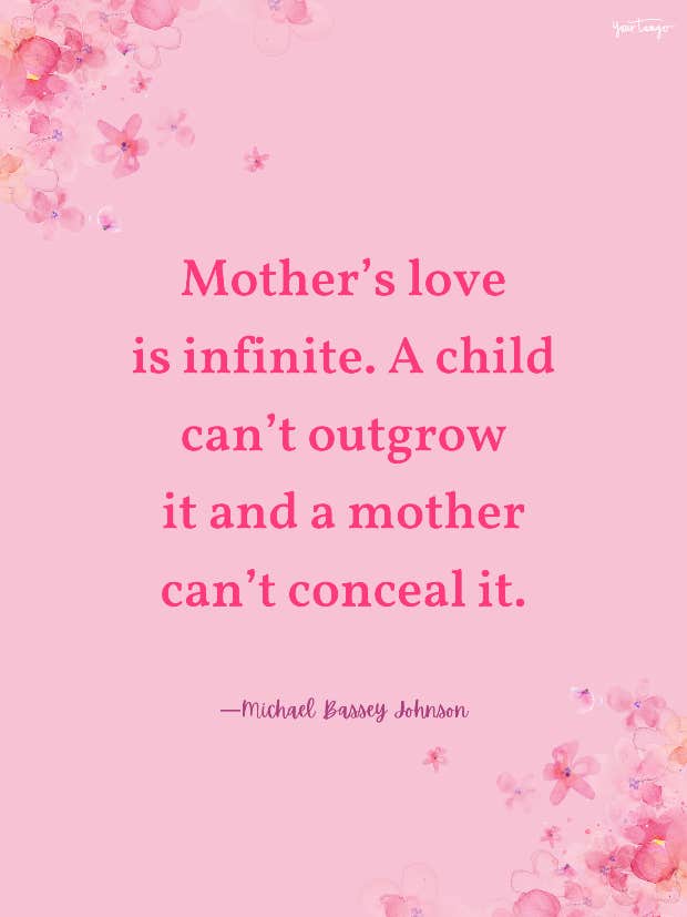 michael bassey johnson mother&amp;apos;s love quote