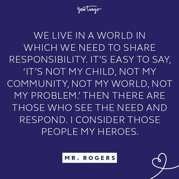 Mr. Rogers quote about community