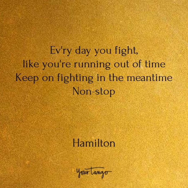 Quotes from Hamilton song lyrics