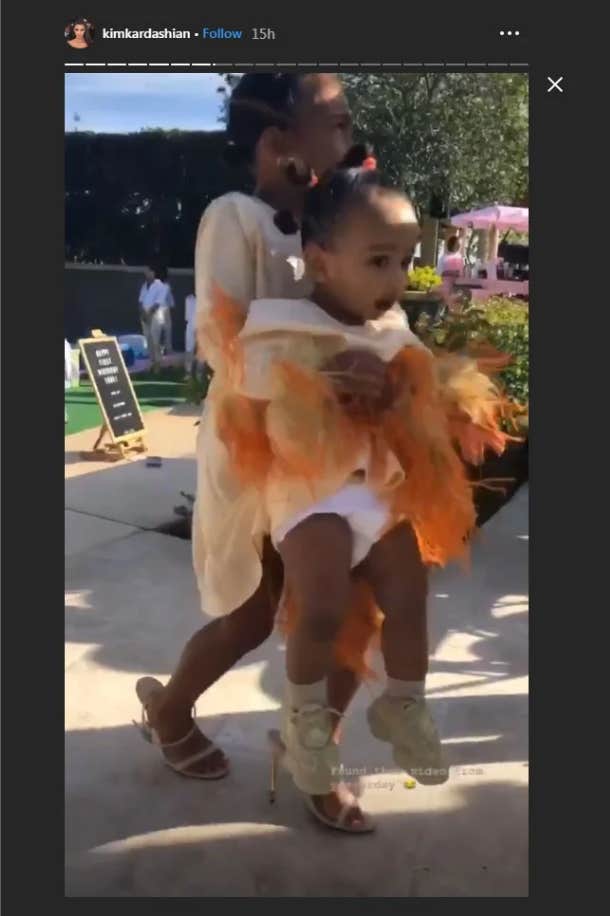 north west carrying chicago / expensive things north west borrows from kim kardashian&#039;s closet