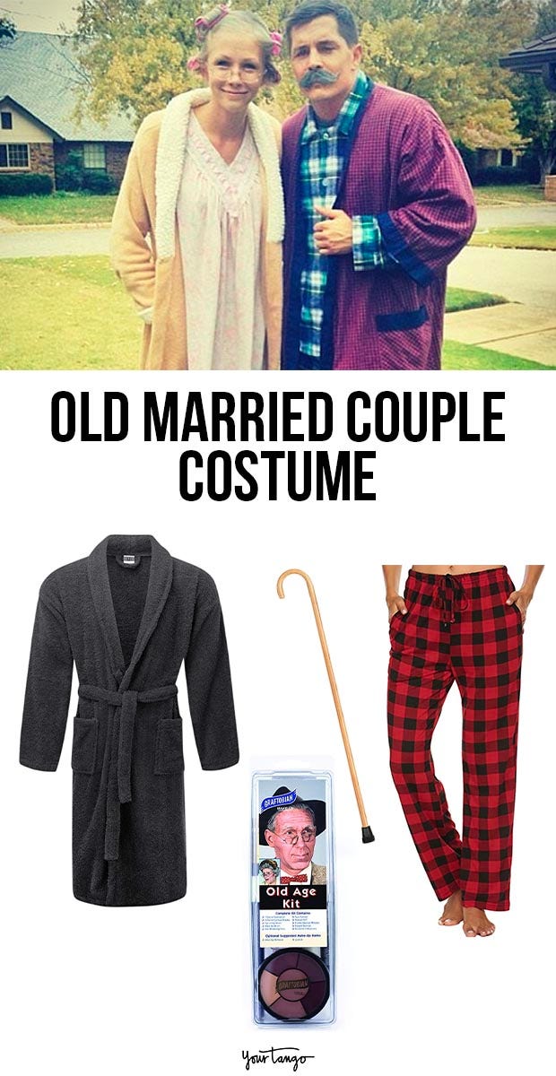 old married couple last minute halloween costumes
