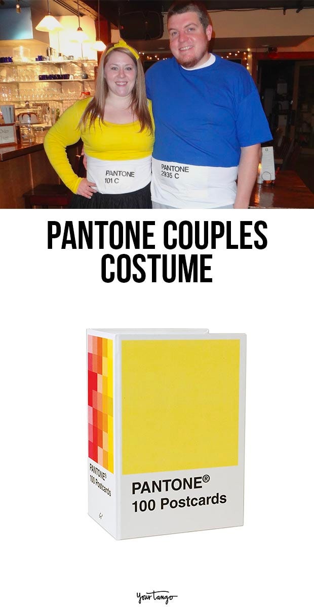pantone couple costume last minute halloween costumes