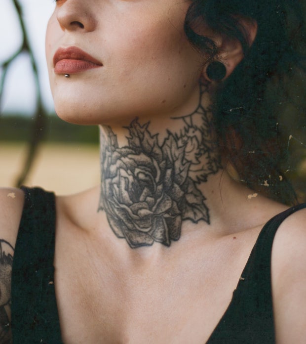 peony tattoo idea for women