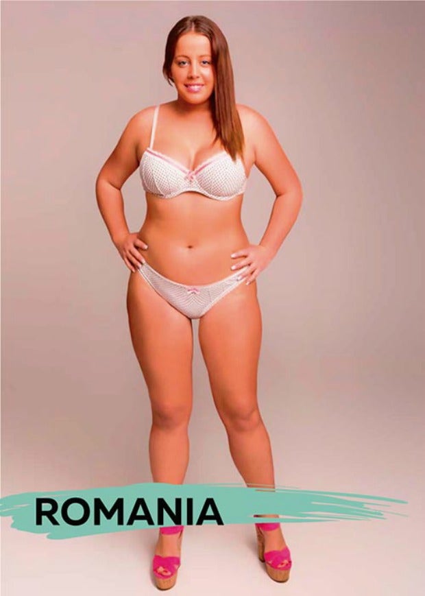 ideal female body type in Romania