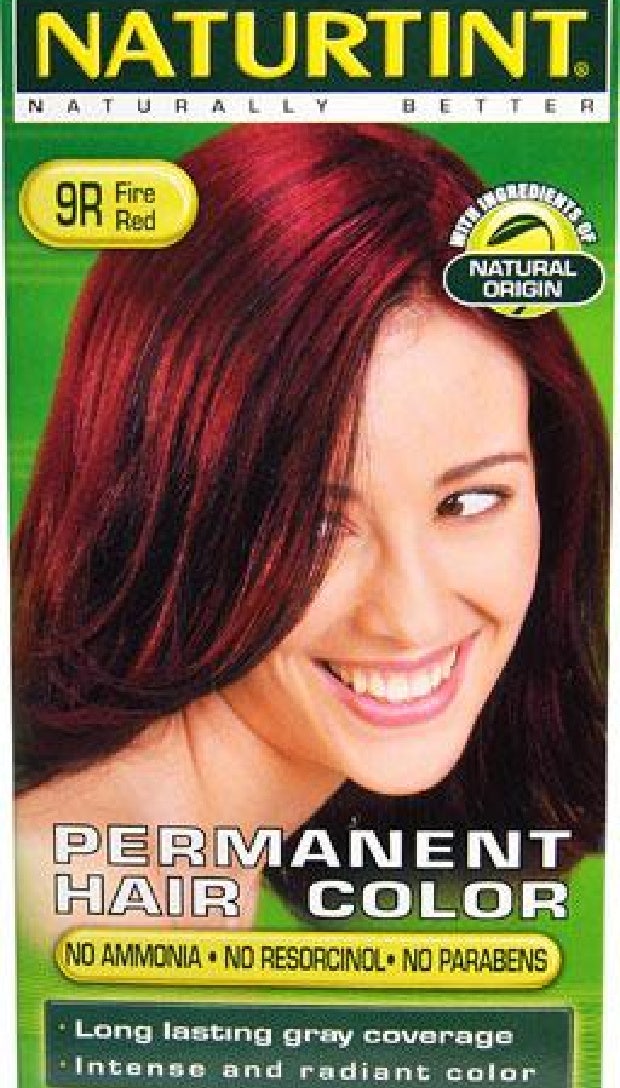 Permanent Hair Color 9R Fire Red by Naturtint