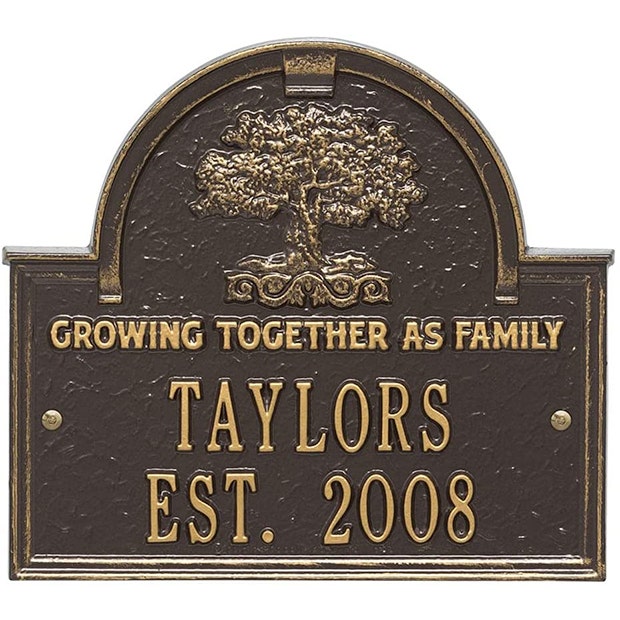 Personalized Family Tree Wall Plaque