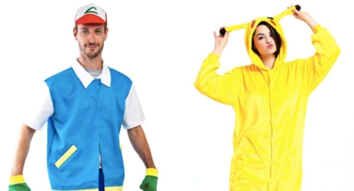 pikachu and ash pokemon couples costume