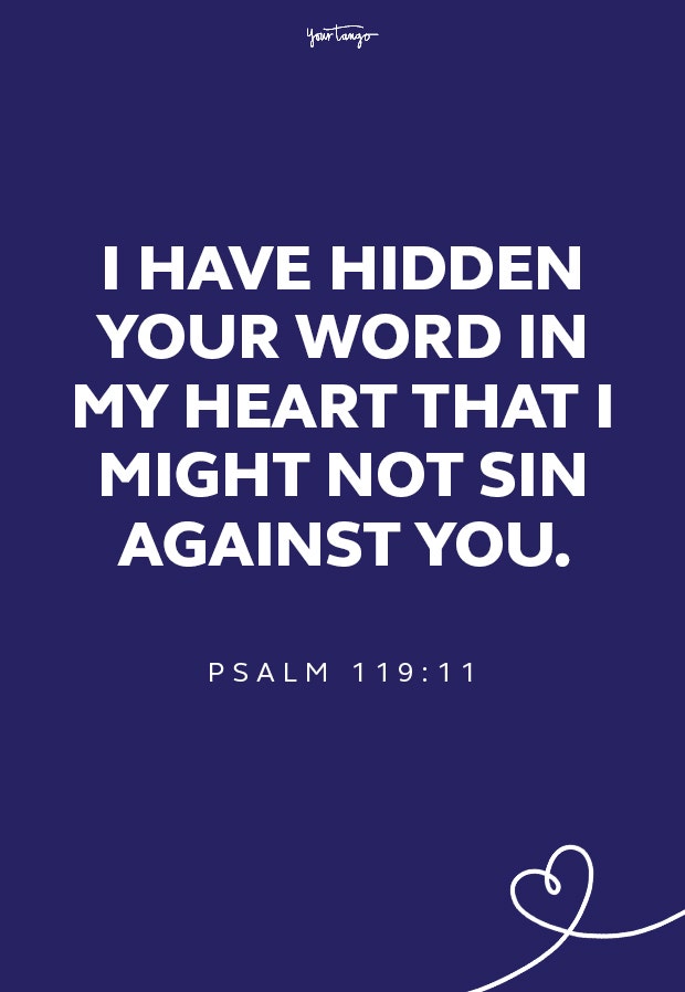 Psalm 119:11 short bible quotes