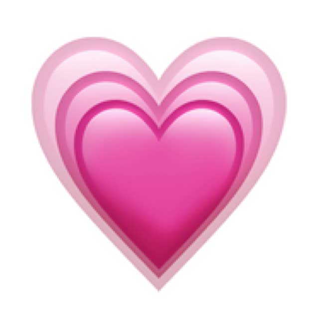 pulsating heart emoji