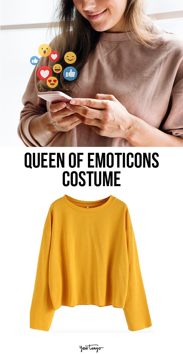 queen of emoticons last minute halloween costumes