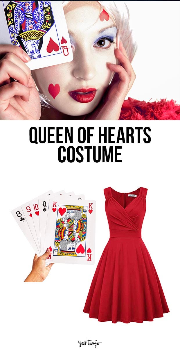 queen of hearts last minute halloween costumes