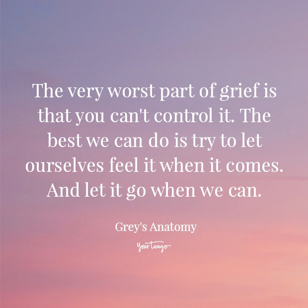 Grey&#039;s Anatomy losing both parents quotes