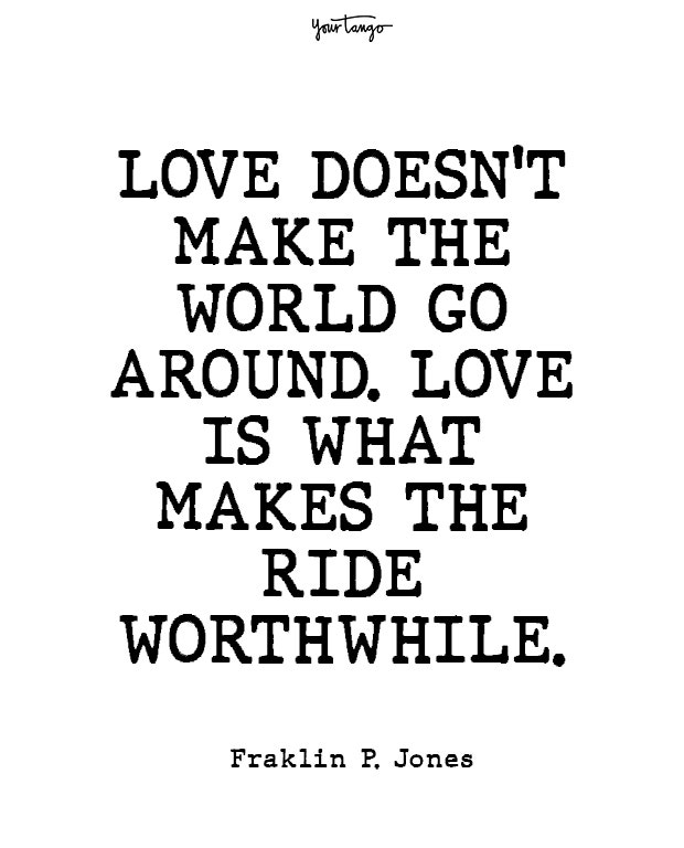 franklin p jones beginning love quotes