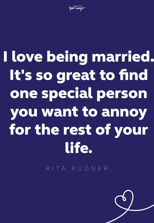 rita rudner quote for bride
