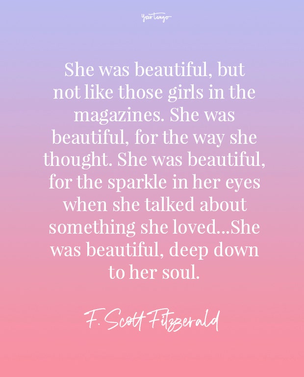 f scott fitzgerald feeling beautiful quotes