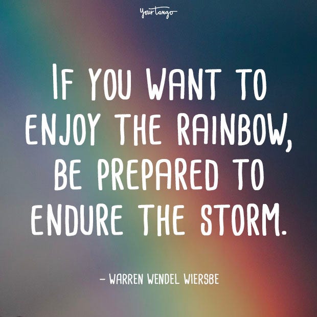 Warren Wendel Wiersbe Rainbow Quote