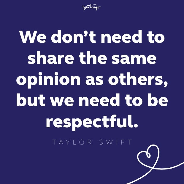 taylor swift respect quote