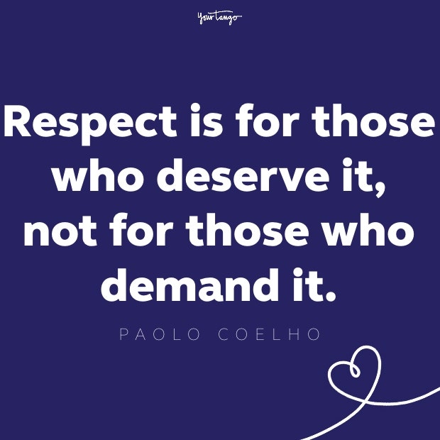 paolo coelho respect quote