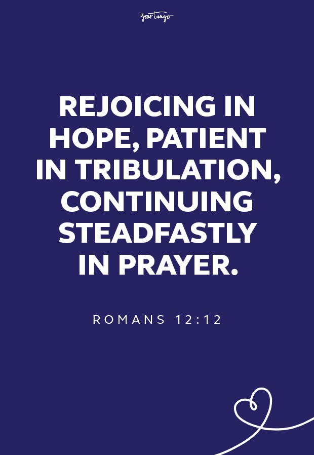 Romans 12:12 short bible quotes