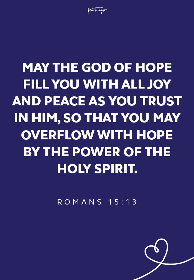 Romans 15:13 short bible quotes