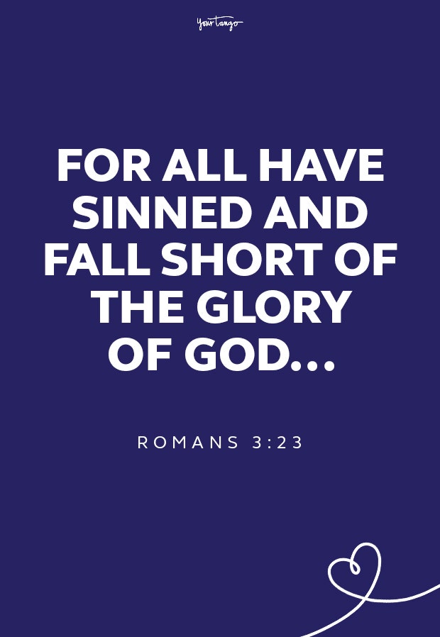 Romans 3:23 short bible quotes