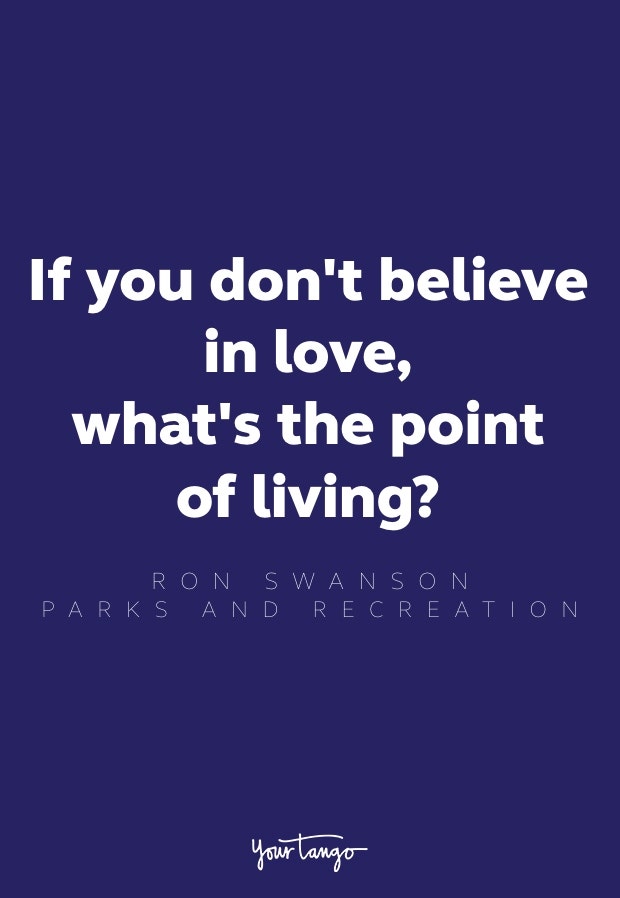 ron swanson love quote parks and rec