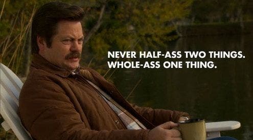 ron swanson quote