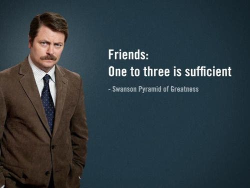 ron swanson pyramid of greatness