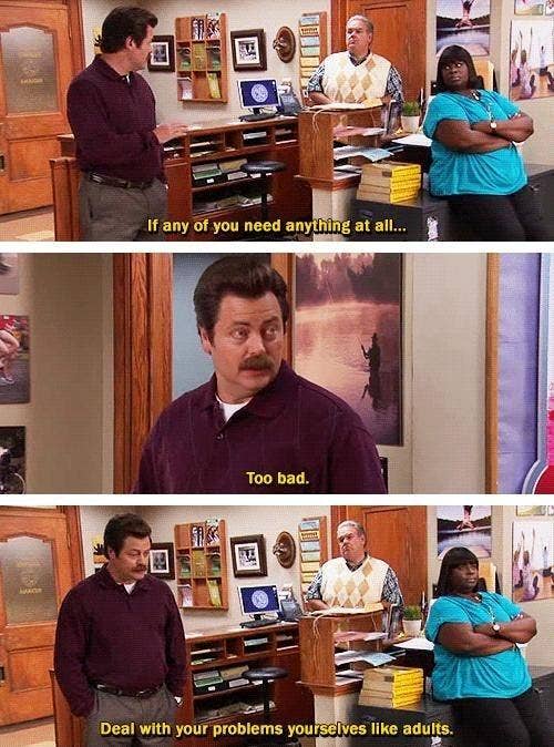 ron swanson quote