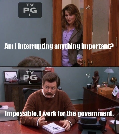 ron swanson government quote