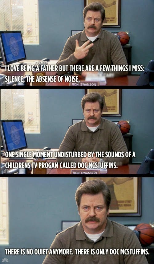 ron swanson doc mcstuffins quote