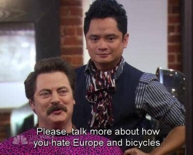 ron swanson europe quote