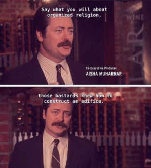 ron swanson edifice quote