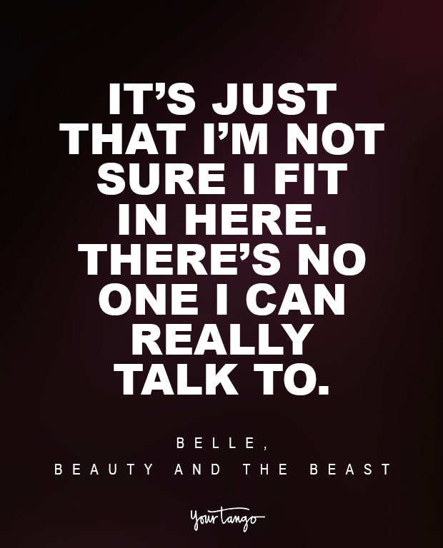 Belle, Beauty and The Beast Sad Disney Quote
