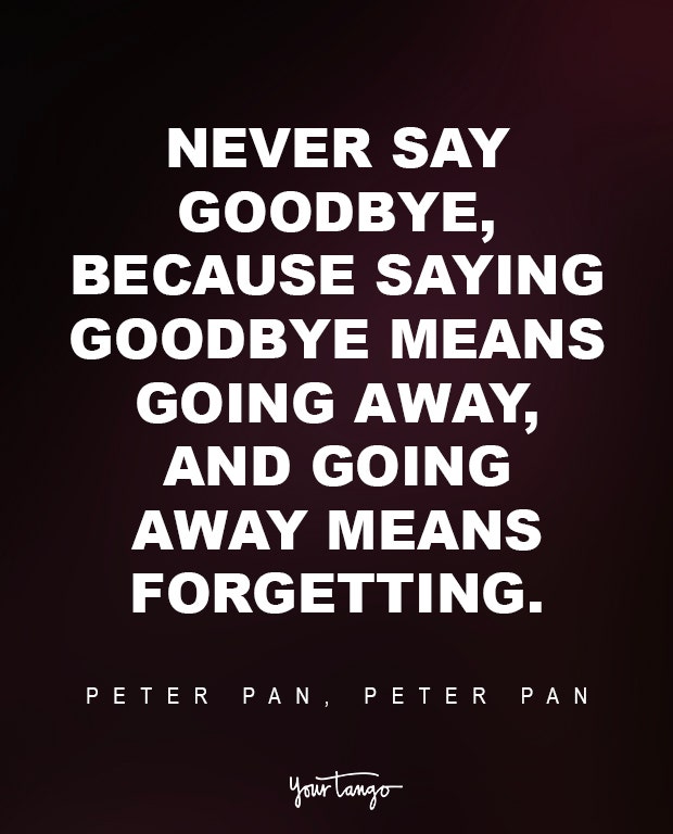 Peter Pan Sad Disney Quote