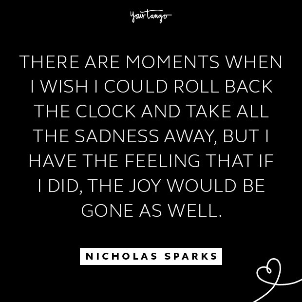 nicholas sparks sad quotes