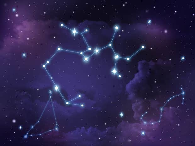 Sagittarius zodiac constellation