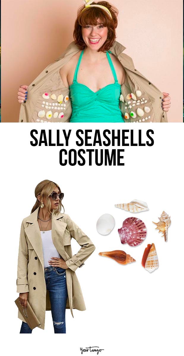 salty seashells last minute halloween costumes