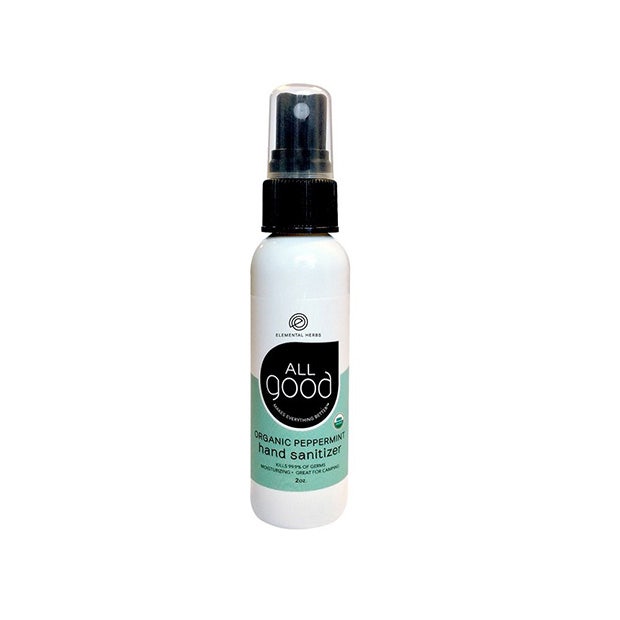 All Good Organic Peppermint Hand Sanitizer Spray hand sanitizer for sensitive skin