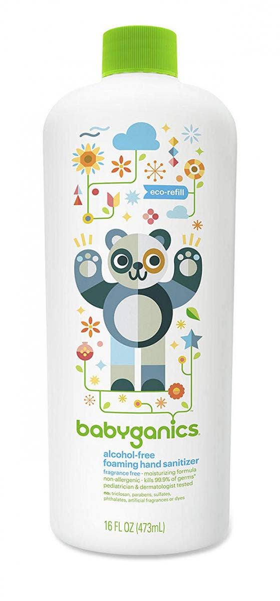 Babyganics Alcohol-Free Foaming Hand Sanitizer hand sanitizer for sensitive skin